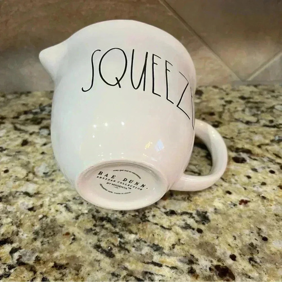 Rae Dunn "SQUEEZE" Juicer Pitcher With Handle by Magenta Artisan Collection - Picture 10 of 12